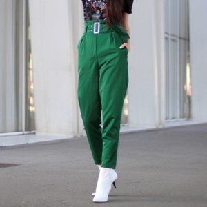 Green High Waisted H&M Pants
